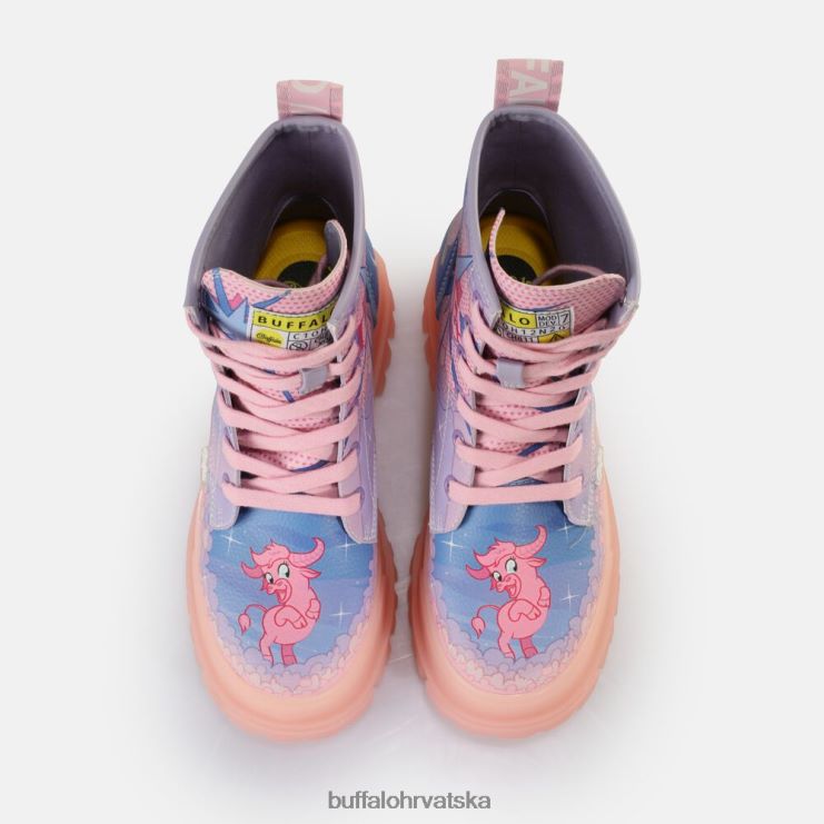 ljubičasta ljubav Buffalo aspha lace up hi gležnjača vegan |čizme TDD6T437